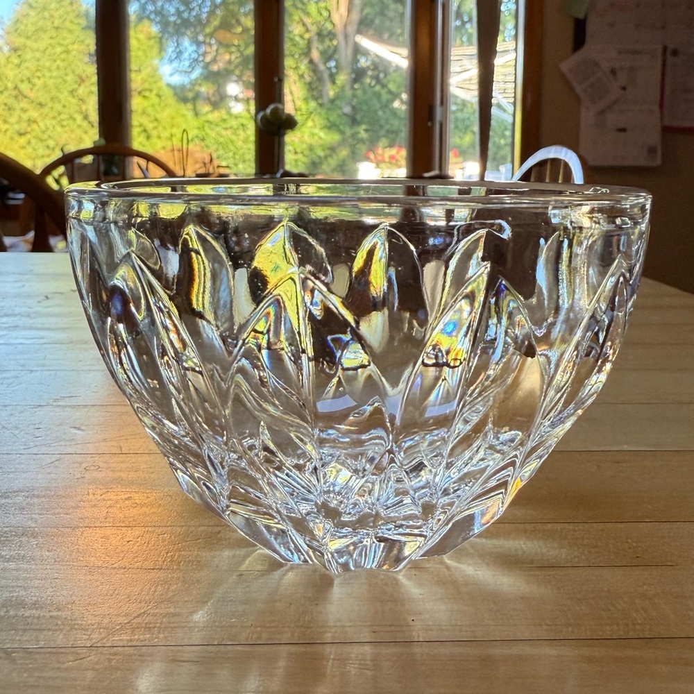 Vintage Kosta Boda Opus 3 crystal bowl 1986